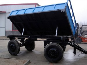 7CX Hydraulic Double-Axle Agricultural Trailer