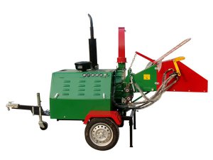 Trailer Mouted Industrial Wood Chipper