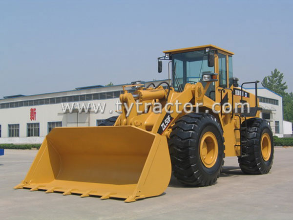 Qingzhou Tractor 5 Ton Port and Mining Material Handling Trecker Mit  Frontlader Powerful Engine Front Wheel Loader with Ce - China Zl50f Wheel  Loader, Wheel Loader